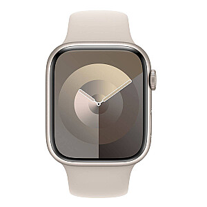 Apple Watch Series 9 45MM - Starlight Prekė iš ekspozicijos Garantija 2 gadi