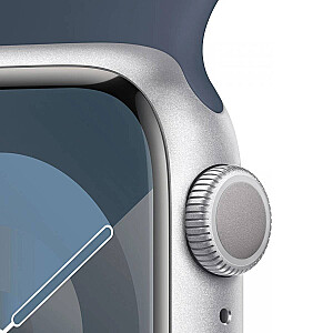 Apple Watch Series 9 45MM - Silver Prekė iš ekspozicijos Garantija 2 gadi