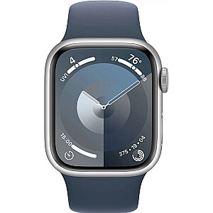 Apple Watch Series 9 45MM - Silver Prekė iš ekspozicijos Garantija 2 gadi