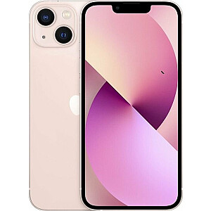 Apple iPhone 13 5G 4 / 128GB dviejų SIM kortelių išmanusis telefonas, rožinis (MLPH3PM / A)