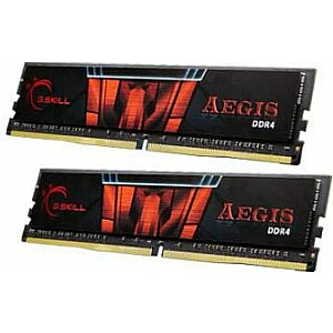 Память G.Skill Aegis, DDR4, 8 ГБ, 2133 МГц, CL15 (F4-2133C15D-8GIS)