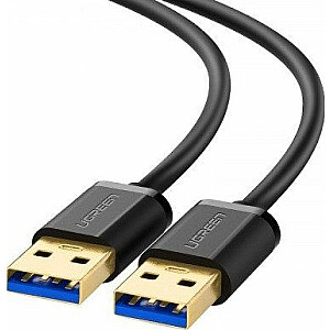 USB kabelis Ugreen USB 3.0 A-A Kabelis UGREEN 1m juodas