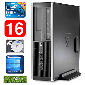 Персональный компьютер HP 8100 Elite SFF i5-650 16 ГБ 1 ТБ GT1030 2 ГБ DVD WIN10