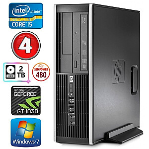 Персональный компьютер HP 8100 Elite SFF i5-750 4 ГБ 480SSD + 2 ТБ GT1030 2 ГБ DVD WIN7Pro