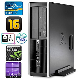 Stacionarūs kompiuteris HP 8100 Elite SFF i5-750 16GB 960SSD+2TB GT1030 2GB DVD WIN10Pro