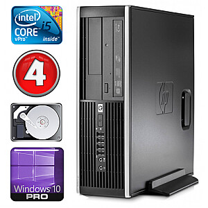 Stacionarūs kompiuteris Atnaujintas stacionarus kompiuteris HP 8100 Elite SFF i5-650 4GB 250GB DVD WIN10Pro