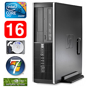 Stacionarūs kompiuteris HP 8100 Elite SFF i5-650 16GB 1TB GT1030 2GB DVD WIN7Pro