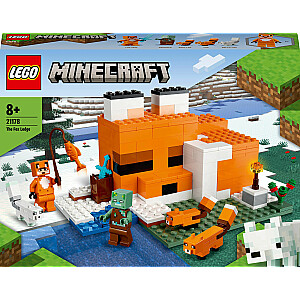 LEGO Minecraft lapės buveinė (21178)