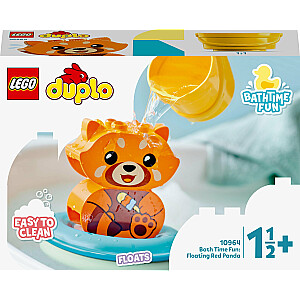 LEGO Duplo maudymosi pramogos: plaukiojanti raudona panda (10964)