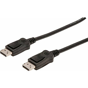 Digitus DisplayPort — кабель DisplayPort 2 м, черный (AK-340100-020-S)