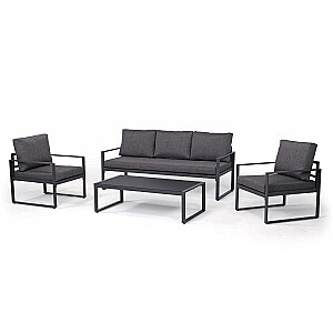 Komplektas LEIPZIG sofa, 2 kėdės, stalas