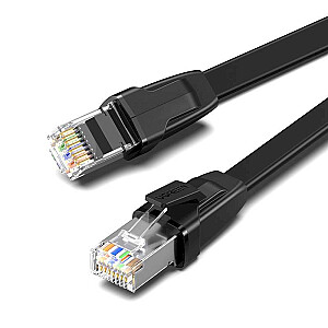 UGREEN NW134 Cat 8 U/FTP Flat Ethernet RJ45 Cable Pure Copper 1m (black)