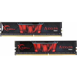 Память G.Skill Aegis, DDR4, 8 ГБ, 2400 МГц, CL17 (F4-2400C17D-8GIS)