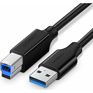 Ugreen USB laidas Tiesus USB-B į USB-A 1 m juodas (UGR1156BLK)