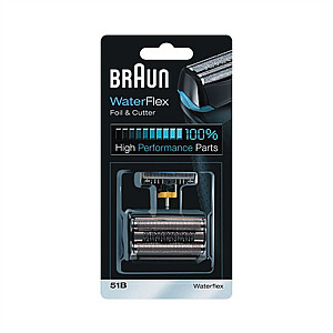 Braun WaterFlex Foil and Cutter replacement pack 51B