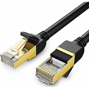 Ugreen Round UGREEN NW107 Ethernet RJ45 tinklo kabelis, 7 kat., STP, 8 m (juodas)