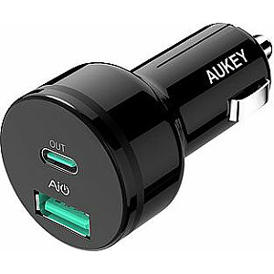 Įkroviklis Aukey CC-Y7 1x USB-A 1x USB-C 3 A (CC-Y7)