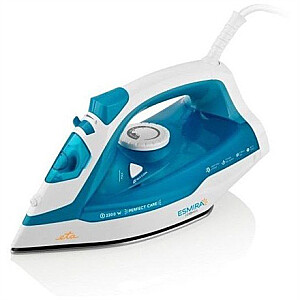 ETA Iron Esmira ETA027390000 Steam Iron, 2200 W, Water tank capacity 380 ml, Continuous steam 40 g/min, Turquoise