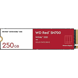 Твердотельный накопитель WD Red SN700 250 ГБ M.2 2280 PCI-E x4 Gen3 NVMe SSD (WDS250G1R0C)